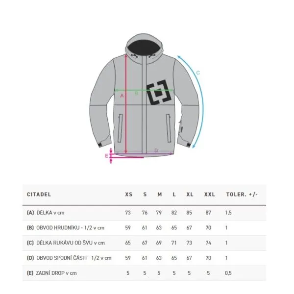 HORSEFEATHERS Bunda Citadel - iceberg green GREEN velikost L