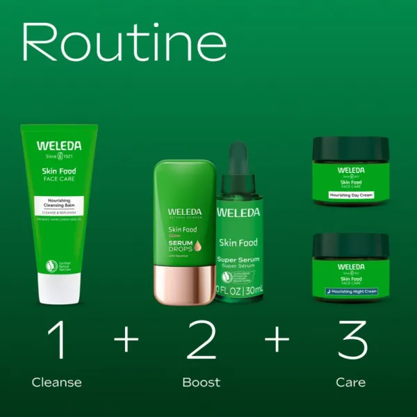 Weleda Skin Food Super Serum hydratačné pleťové sérum s kyselinou hyalurónovou 30 ml