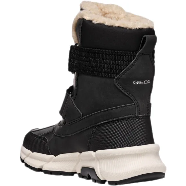 Geox J FLEXYPER PLUS B ABX F Chlapčenské zimné topánky, čierna, veľkosť