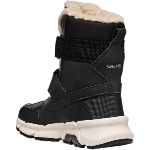 Geox J FLEXYPER PLUS B ABX F Chlapčenské zimné topánky, čierna, veľkosť