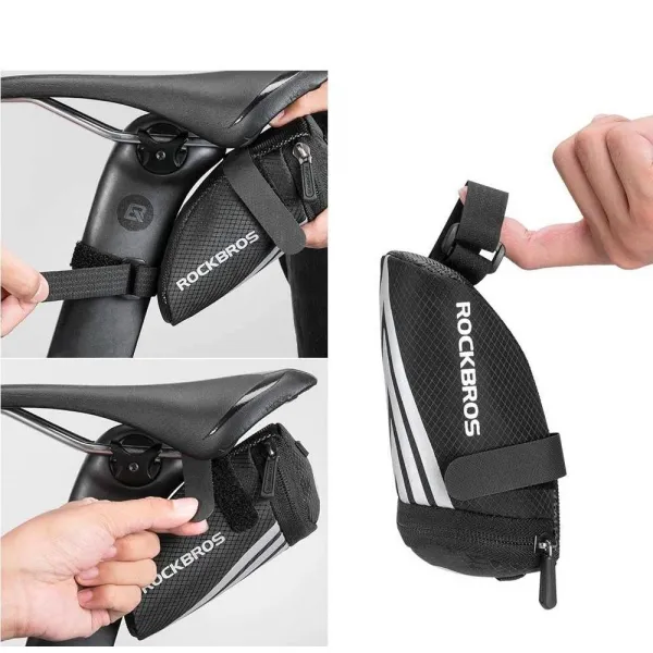 Rockbros C28 cyklistická taška pod sedadlo 0.2L, čierna