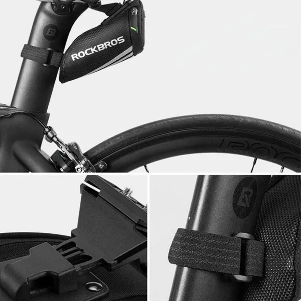 Rockbros C28 cyklistická taška pod sedadlo 0.2L, čierna