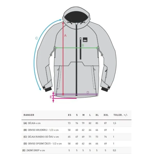 Horsefeathers RANGER Pánska lyžiarska/snowboardová bunda, khaki, veľkosť
