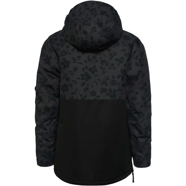 HORSEFEATHERS Bunda Tala - floral cheetah BLACK velikost M