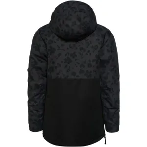 HORSEFEATHERS Bunda Tala - floral cheetah BLACK velikost M