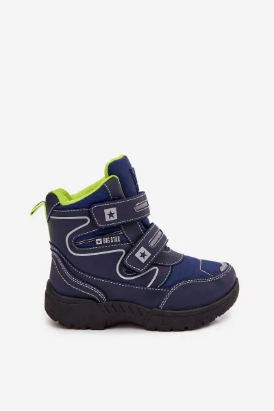 BIG STAR SHOES Izolované Deti Snežné Čižmy Traper Big Star