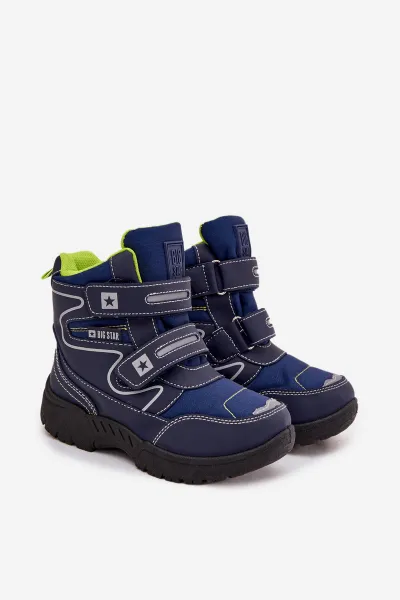 BIG STAR SHOES Izolované Deti Snežné Čižmy Traper Big Star