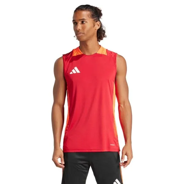 adidas TIRO24 COMPETITION SL JERSEY Pánske športové tričko bez rukávov, červená, veľkosť