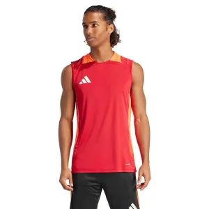 adidas TIRO24 COMPETITION SL JERSEY Pánske športové tričko bez rukávov, červená, veľkosť