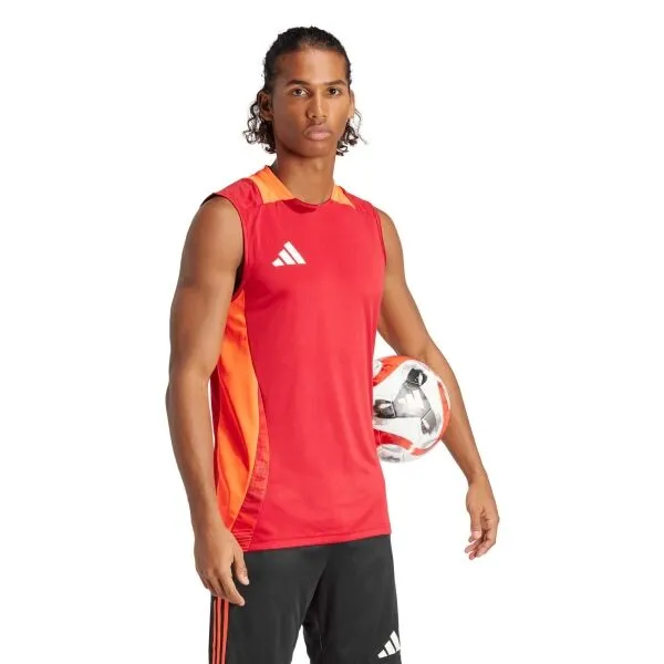 adidas TIRO24 COMPETITION SL JERSEY Pánske športové tričko bez rukávov, červená, veľkosť