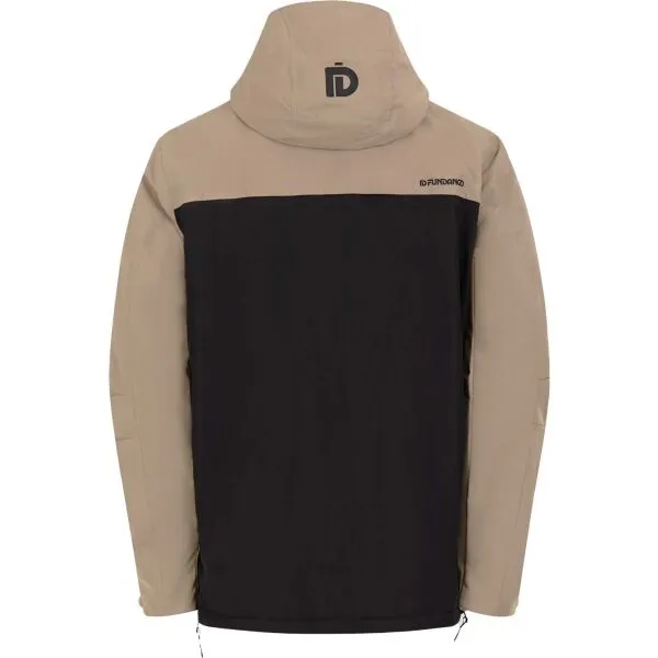 FUNDANGO HYDRA ECO ANORAK Pánska lyžiarska/snowboardová bunda, hnedá, veľkosť