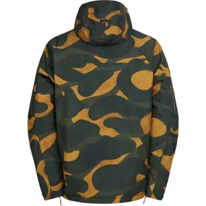FUNDANGO HYDRA ECO ANORAK Pánska lyžiarska/snowboardová bunda, khaki, veľkosť