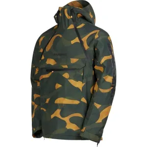 FUNDANGO HYDRA ECO ANORAK Pánska lyžiarska/snowboardová bunda, khaki, veľkosť