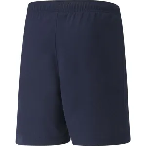 Puma TEAMRISE SHORT JR Juniorské šortky, tmavo modrá, veľkosť