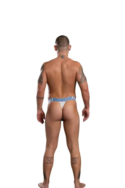 Pánska tanga Andrew Christian bielá ALMOST NAKED (93640-WHBL) S