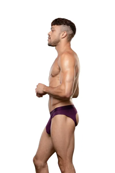 Pánske jocksy Andrew Christian fialové TROPHY BOY Bamboo Locker Room (93666-EGGP) S
