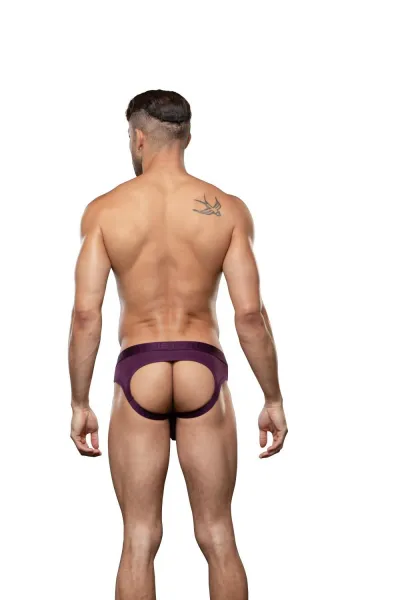 Pánske jocksy Andrew Christian fialové TROPHY BOY Bamboo Locker Room (93666-EGGP) S