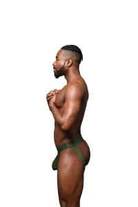 Pánske jocksy Andrew Christian zelené ALMOST NAKED Military (93682-OLIVE) M