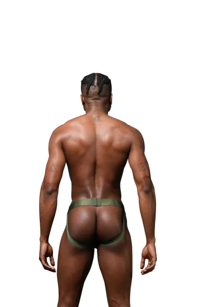 Pánske jocksy Andrew Christian zelené ALMOST NAKED Military (93682-OLIVE) M