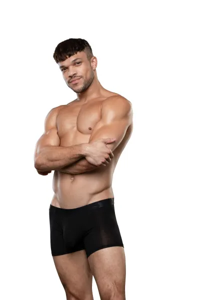 Pánske boxerky Andrew Christian čierné ALMOST NAKED BAMBOO (93714-BLK) S, trenky