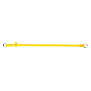 Okrúhly sťahovací žltý obojok, Obvod krku: 30 cm, širka: 6 mm