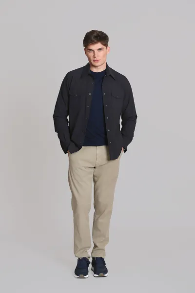 Bunda Aspesi Camicia Doppia Blu Navy