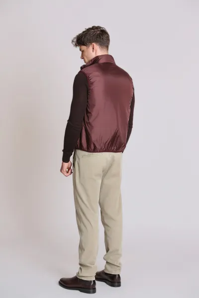Vesta Aspesi Gilet Jil Bordeaux