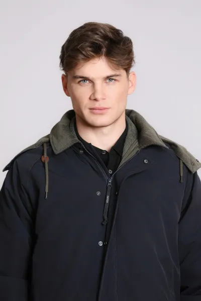 Kabát Aspesi Cappotto Hibiki Navy