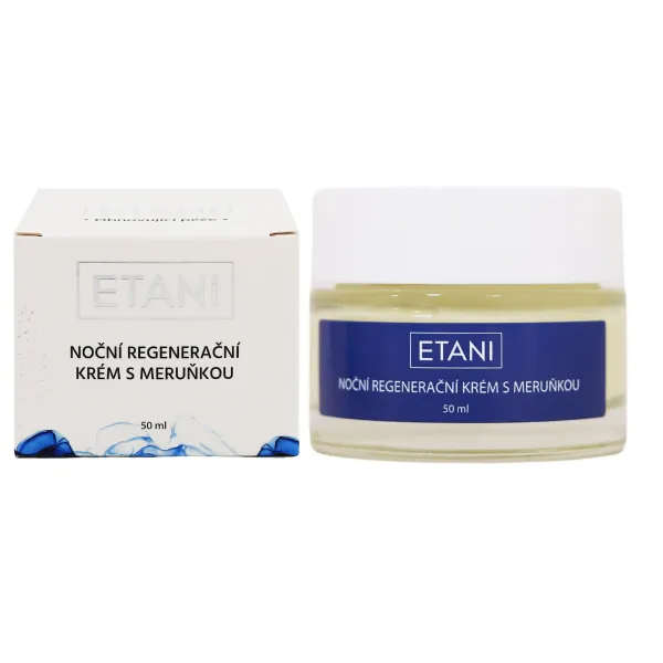 ETANI Nočný regeneračný krém s marhuľou, 50ml Obsah: 1x50ml