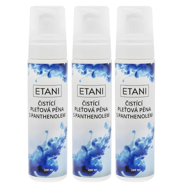 ETANI Čistiaca pleťová pena s panthenolom, 200ml Počet kusov: 2 kusy
