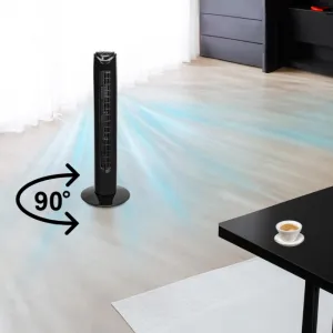Stĺpový ventilátor CALID čierny