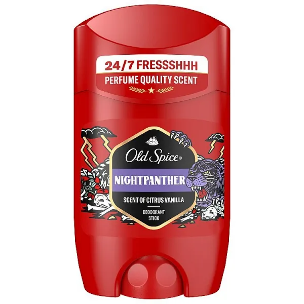 Old Spice Night Panther Tuhý Dezodorant Pre Mužov 50ml 1ks