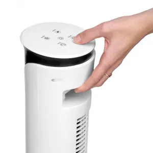Stĺpový ventilátor TOPLO biely