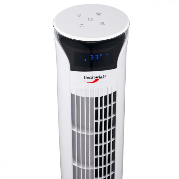 Stĺpový ventilátor TOPLO biely