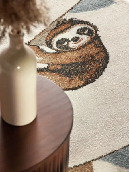 Koberec Villeroy & Boch BOHO KIDS Walk like an Elephant Rainbow Party krémový