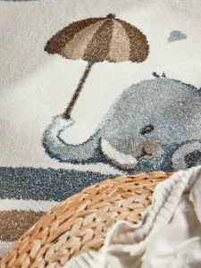 Koberec Villeroy & Boch BOHO KIDS Walk like an Elephant Rainy Party krémový