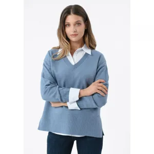 Dámsky sveter VOLCANO S-NOVA-601-Blue