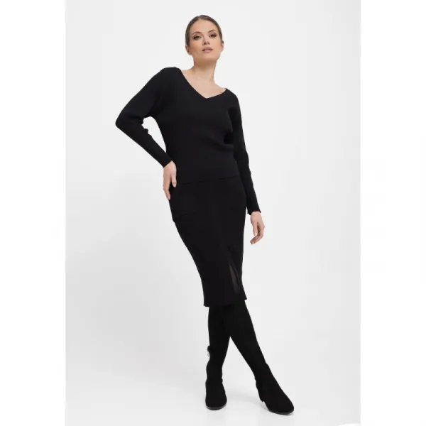 Dámsky sveter VOLCANO S-TIKA-700-BLACK