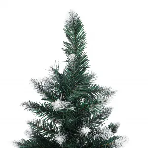 Vianočný stromček so šiškami, posnežený, 210cm, CHRISTMAS TYP 2
