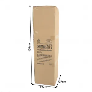 Vianočný stromček so šiškami, posnežený, 210cm, CHRISTMAS TYP 2