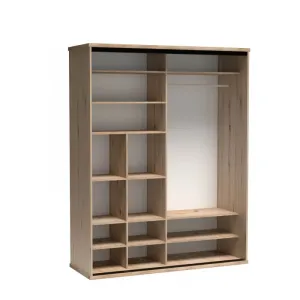 Vivaldi Šatníková skriňa Moderno so zrkadlom 179 cm dub Artisan