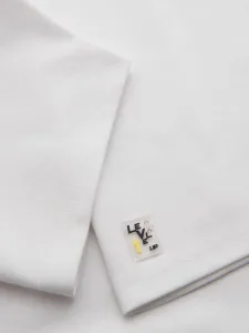Klasické pánske tričko s krátkym rukávom biele