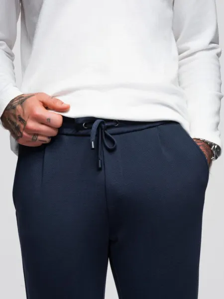 Pánske elegantné tepláky modré