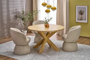 HALMAR Otočná jedálenská stolička K581 sivá