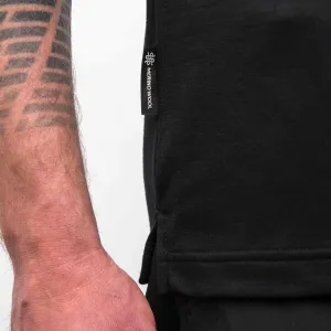 Sensor MERINO BLEND ELEMENTS Pánske funkčné tričko, čierna, veľkosť