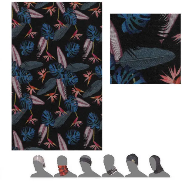 Sensor TUBE MERINO IMPRESS Funkčná šatka, čierna, veľkosť UNI
