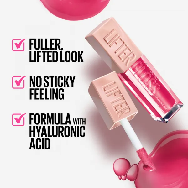 Maybelline Lifter Gloss Lip Gloss 5,4 ml lesk na pery 024 Bubblegum