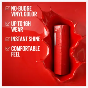 MAYBELLINE NEW YORK SuperStay Vinyl Ink dlhotrvajúci tekutý rúž 45 CAPRICIOUS 4.2 ml
