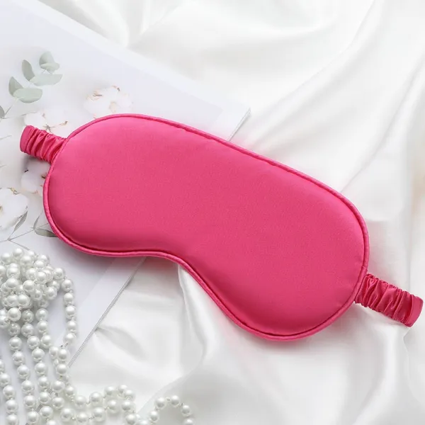 Livefy maska na spanie Silk, ružová