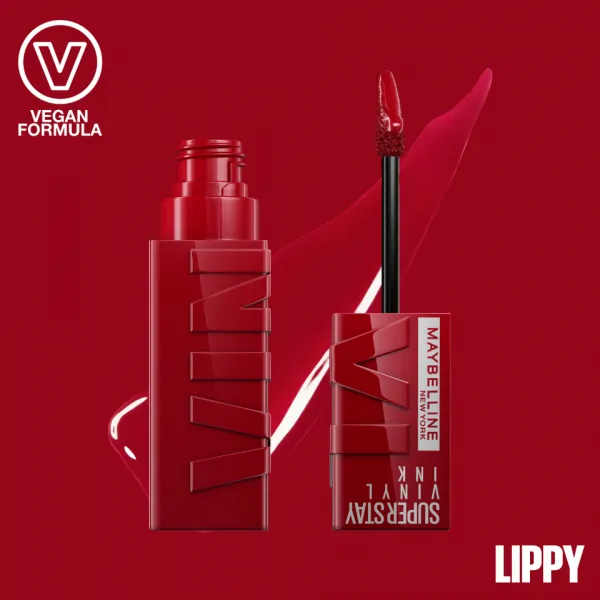 MAYBELLINE NEW YORK SuperStay Vinyl Ink dlhotrvajúci tekutý rúž 10 LIPPY 4.2 ml